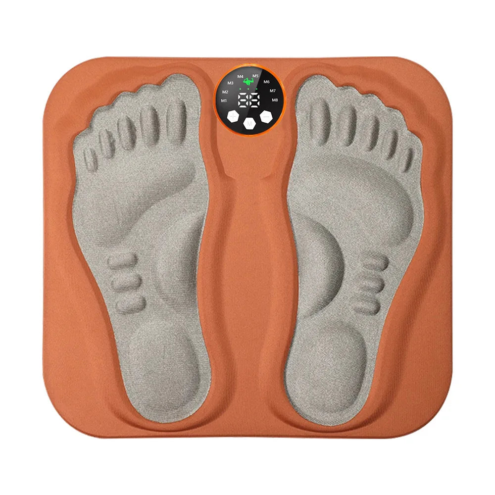 New 3D Electric EMS Foot Massager Pad With Remote, Smart Foldable Foot Muscle Stimulation Massage Mat Feet Relaxation Shaping